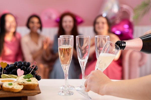 close-up-smiley-blurry-women-party