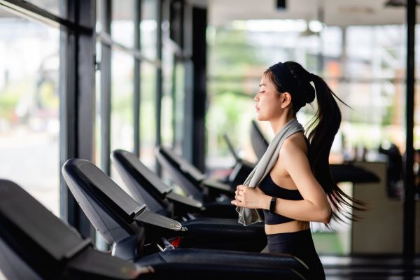 woman working out